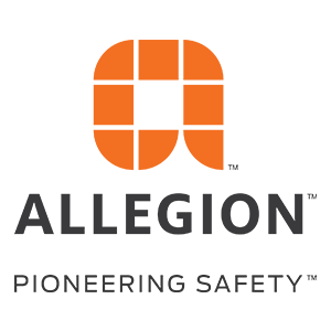 Allegion Pioneering Safety logo